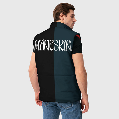 Мужской жилет Maneskin New heroes / 3D-Красный – фото 4