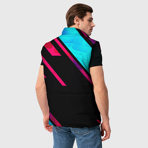 Мужской жилет NO GAME NO LIFE LOGO / 3D-Черный – фото 4