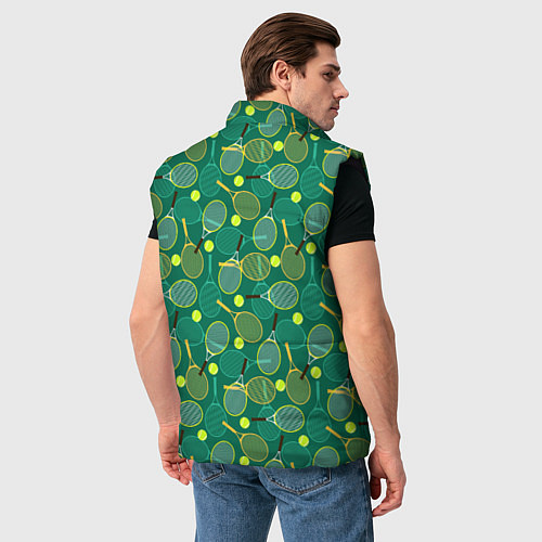 Мужской жилет Большой Теннис / 3D-Черный – фото 4