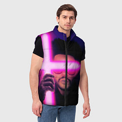 Мужской жилет The Weeknd - Blinding Lights, цвет: 3D-черный — фото 2
