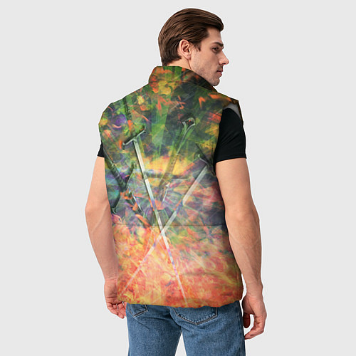 Мужской жилет Беннетт Genshin Impact / 3D-Светло-серый – фото 4