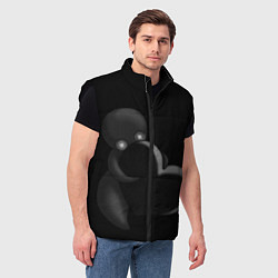 Мужской жилет Сердце, цвет: 3D-черный — фото 2