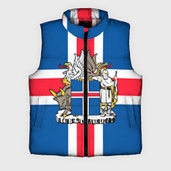 Мужской жилет Флаг и Герб Исландии