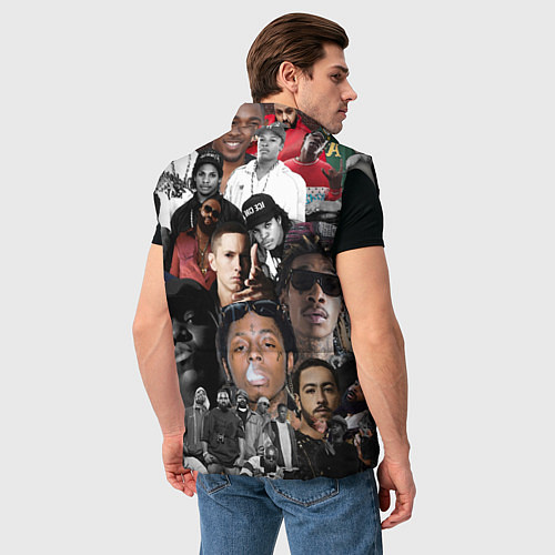 Мужской жилет Короли Рэпа KING RAP / 3D-Светло-серый – фото 4