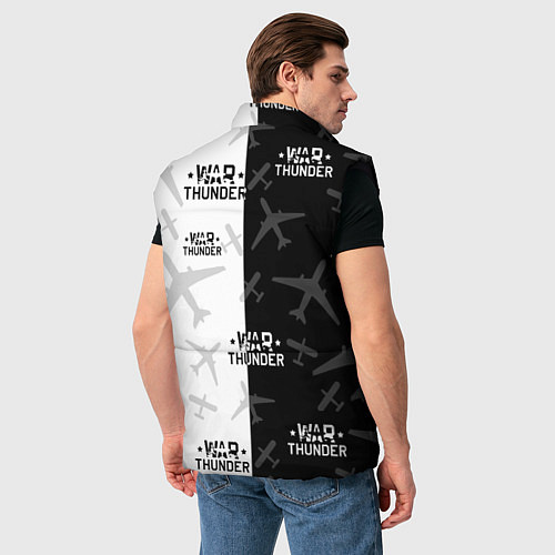 Мужской жилет WAR THUNDER ВАР ТАНДЕР / 3D-Черный – фото 4