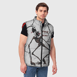 Мужской жилет Сиреноголовый Игра Ужастик, цвет: 3D-красный — фото 2