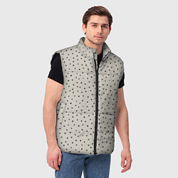 Мужской жилет Звёздочки, цвет: 3D-черный — фото 2