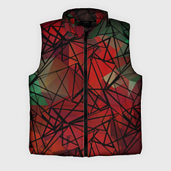 Мужской жилет Абстрактный геометрический, цвет: 3D-красный
