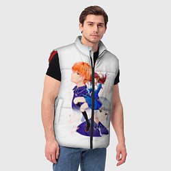 Мужской жилет Корзинка фруктов, цвет: 3D-красный — фото 2