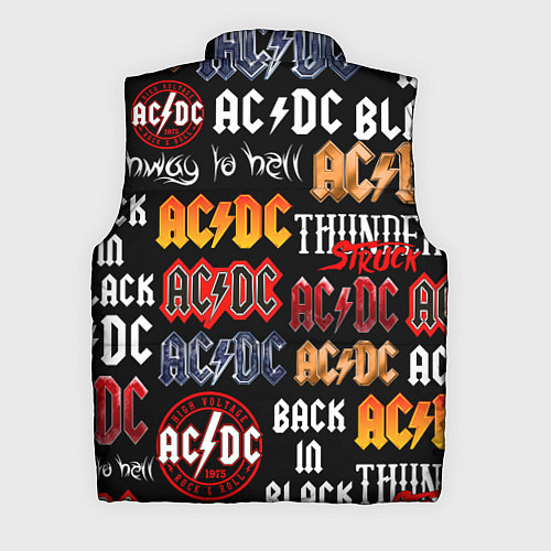 Мужской жилет AC DC LOGOBOMBING / 3D-Светло-серый – фото 2