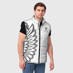 Мужской жилет Russia MSKSide 3D Logo New 202223, цвет: 3D-черный — фото 2