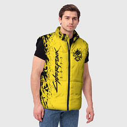 Мужской жилет CYBERPUNK 2077 КИБЕРПАНК 2077, цвет: 3D-черный — фото 2