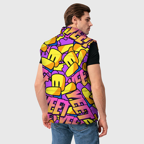 Мужской жилет ROBLOX РОБЛОКС YEET / 3D-Черный – фото 4