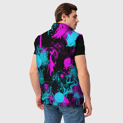 Мужской жилет FREE FIRE NEON / 3D-Черный – фото 4