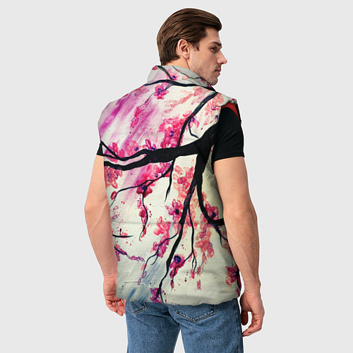 Мужской жилет ОДИН ДЕНЬ В ЯПОНИИ / 3D-Красный – фото 4