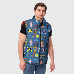 Мужской жилет Стикербомбинг new, цвет: 3D-красный — фото 2