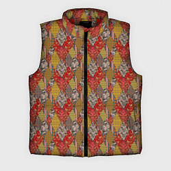 Мужской жилет Осенний пэчворк
