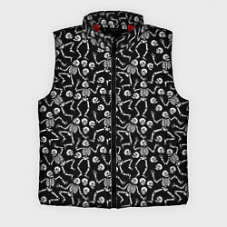 Мужской жилет Скелеты, цвет: 3D-красный