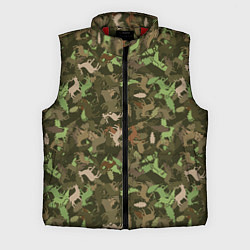 Мужской жилет Лоси в дубовом лесу