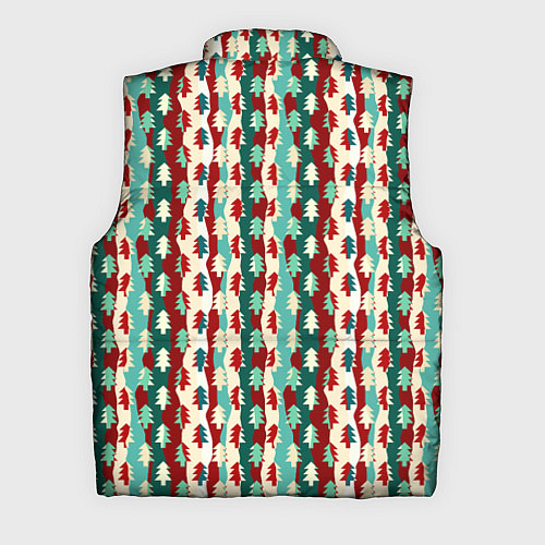 Мужской жилет Маленькие Ёлочки / 3D-Светло-серый – фото 2