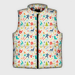 Мужской жилет Символика Нового Года, цвет: 3D-красный