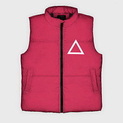 Мужской жилет Треугольник, цвет: 3D-черный