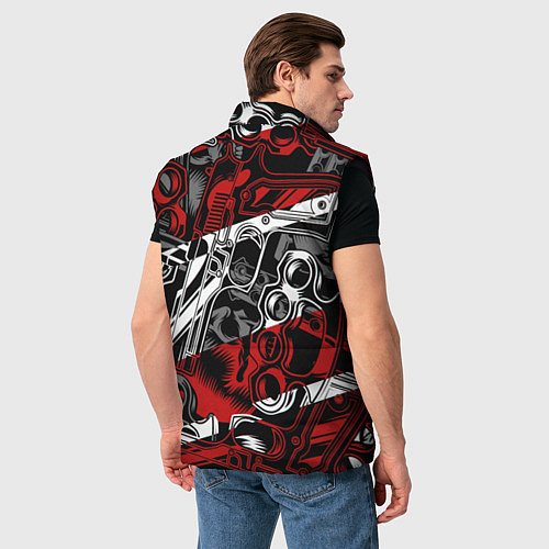 Мужской жилет Оружейный барон / 3D-Черный – фото 4