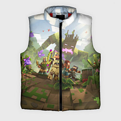 Мужской жилет МАЙНКРАФТ ГЕРОИ ПРОТИВ ЗЛА, цвет: 3D-красный