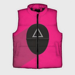 Мужской жилет ИГРА В КАЛЬМАРА МАСКА ТРЕУГОЛЬНИК С ТЕНЬЮ