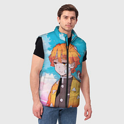Мужской жилет КЛИНОК РАССЕКАЮЩИЙ ДЕМОНОВ, ЗЕНИТЦУ, цвет: 3D-черный — фото 2