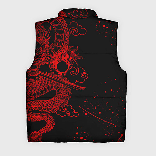 Мужской жилет ТОКИЙСКИЕ МСТИТЕЛИ КРАСНЫЙ ДРАКОН / 3D-Светло-серый – фото 2
