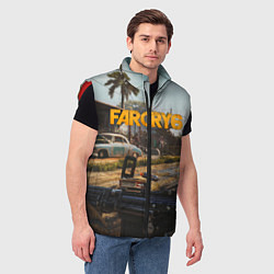 Мужской жилет Far Cry 6 game art, цвет: 3D-красный — фото 2