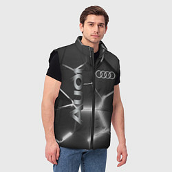 Мужской жилет AUDI GREY 3D ПЛИТЫ, цвет: 3D-черный — фото 2