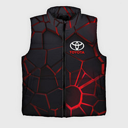 Мужской жилет Тойота 3D плиты с подсветкой, цвет: 3D-черный