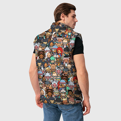 Мужской жилет Toca Life / 3D-Светло-серый – фото 4