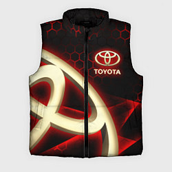 Мужской жилет Тойота Toyota, цвет: 3D-черный