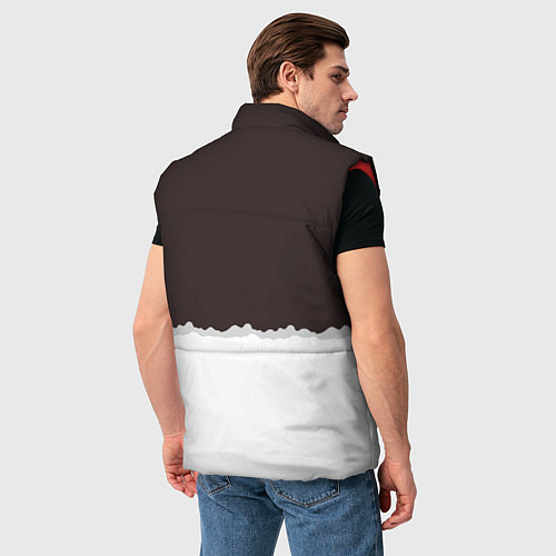 Мужской жилет Снегурка Merry Christmas / 3D-Красный – фото 4