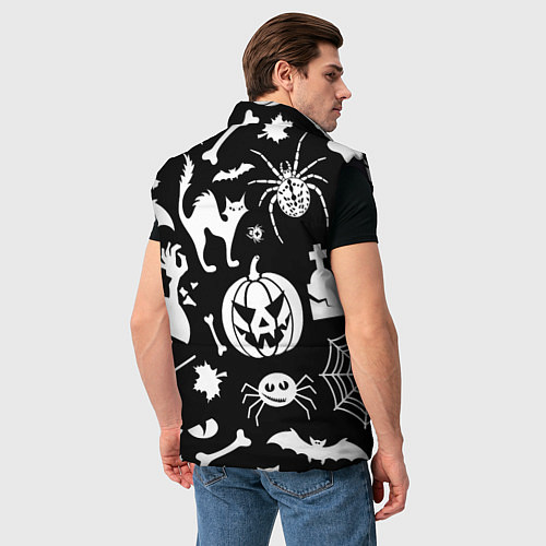 Мужской жилет Микс / 3D-Черный – фото 4