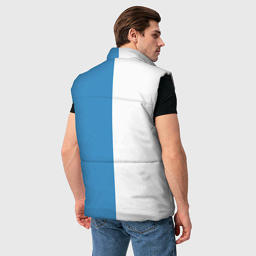 Мужской жилет Крутые Санта и Олень / 3D-Черный – фото 4