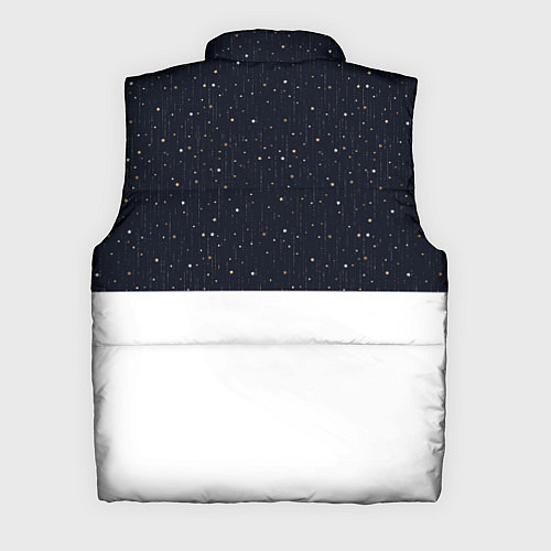 Мужской жилет Новогодний Оленёнок Рудольф / 3D-Светло-серый – фото 2