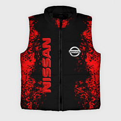 Мужской жилет NISSAN RED, цвет: 3D-черный