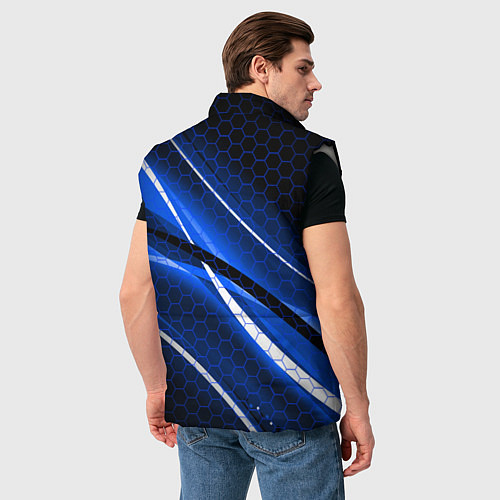 Мужской жилет VOLKSWAGEN LOGO SPORT / 3D-Светло-серый – фото 4