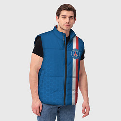 Мужской жилет PSG SPORT STRIPES UNIFORM, цвет: 3D-черный — фото 2