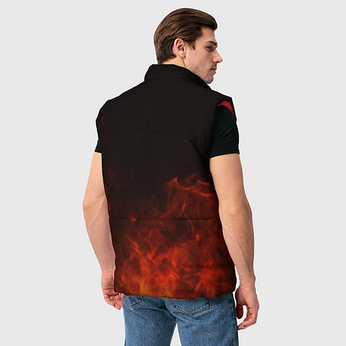 Мужской жилет Убить Боба / 3D-Красный – фото 4