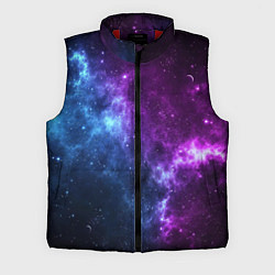 Мужской жилет NEON GALAXY НЕОНОВЫЙ КОСМОС, цвет: 3D-красный