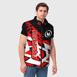 Мужской жилет Isuzu Исудзу, цвет: 3D-черный — фото 2