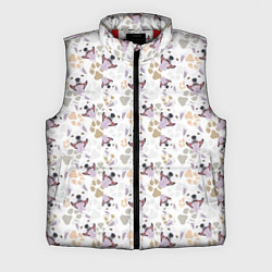 Мужской жилет Бультерьер Bull-Terrier, цвет: 3D-красный