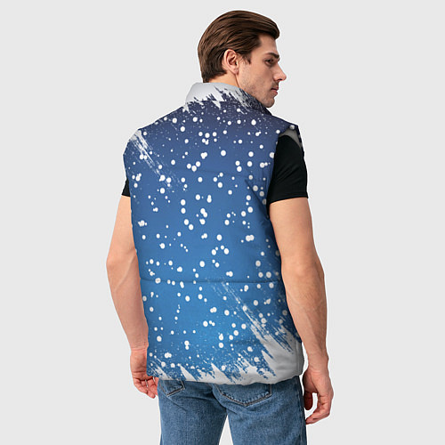 Мужской жилет Merry Christmas Счастливого Рождества Skull / 3D-Светло-серый – фото 4