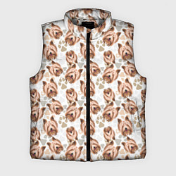 Мужской жилет Йоркширский Терьер York, цвет: 3D-светло-серый