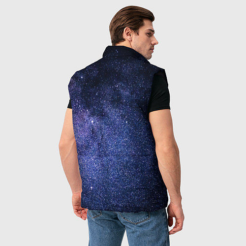 Мужской жилет Night sky / 3D-Черный – фото 4
